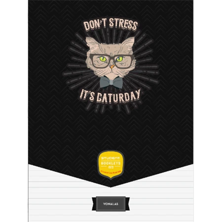 Füzet A/4 vonalas ICO STUDENT ART 32lap 81-32 többfajta borító mintával, szín nem választható