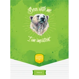 Füzet A/4 vonalas ICO STUDENT ART 32lap 81-32 többfajta borító mintával, szín nem választható