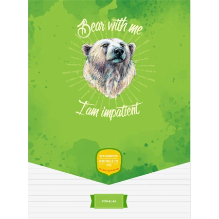 Füzet A/4 vonalas ICO STUDENT ART 32lap 81-32 többfajta borító mintával, szín nem választható