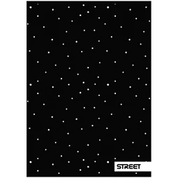 Füzet A/4 vonalas STREET 52 lapos Black and White 1db, minta nem választható