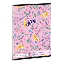 Füzet A/5 1.osztály vonalas ARS UNA 32lap Fleur 14-32