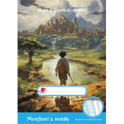 Füzet A/5 2.osztály mesefüzet ICO Süni 32 lap, fiús 16-32