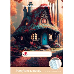 Füzet A/5 2.osztály mesefüzet ICO Süni 32 lap, lányos 16-32