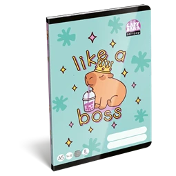 Füzet A/5 2.osztály vonalas LIZZYSULI 32lap Lollipop CapyBara 16-32