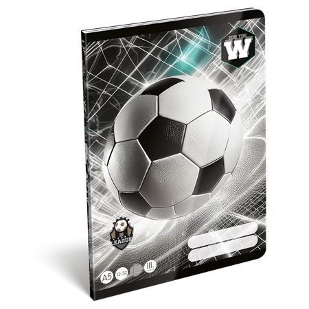 Füzet A/5 3.osztály vonalas LIZZYSULI 32lap Top League FTW 12-32