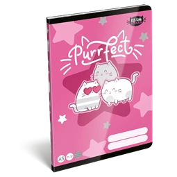 Füzet A/5 4.osztály vonalas LIZZYSULI 32lap Kittok Stars Purrfect 21-32