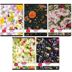 Füzet A/5 kockás HERLITZ 32 lapos 27-32 Flower vegyes, szín nem választható