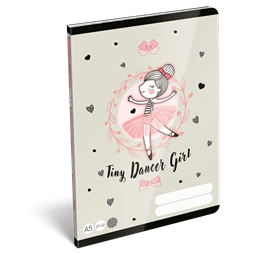 Füzet A/5 kockás LIZZYSULI 32lap Tiny Dancer Lovely Ballerina 27-32