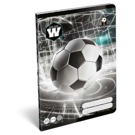 Füzet A/5 kockás LIZZYSULI 32lap Top League FTW 27-32