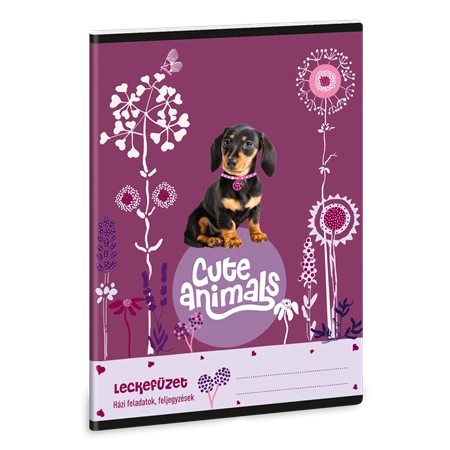 Füzet A/5 lecke ARS UNA Cuki állatok Puppy