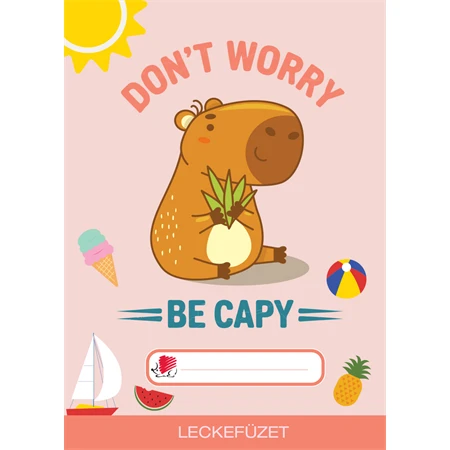 Füzet A/5 lecke ICO Süni CapyBara 36 lapos