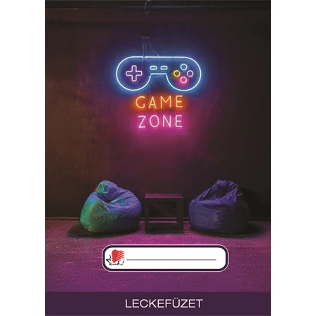 Füzet A/5 lecke ICO Süni Game Zone 36 lapos