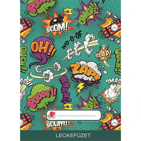 Füzet A/5 lecke ICO Süni Graffiti 36 lapos