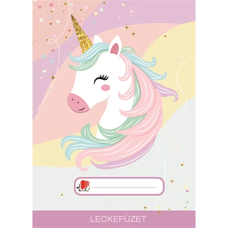 Füzet A/5 lecke ICO Süni Unicorn 36 lapos