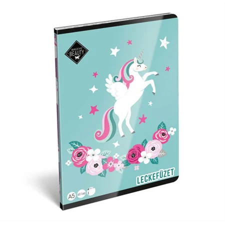 Füzet A/5 lecke LIZZY 40 lapos Magical Beauty Magic