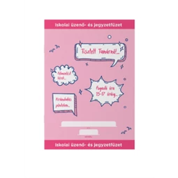 Füzet A/5 lecke és üzenő ICO 32 lapos, Pink