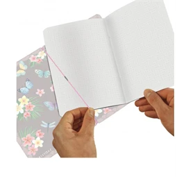 Füzet A/5 pontozott HERLITZ My Book Flex 40 lapos, LadyLike Butteflies, cserélhető füzetbelső