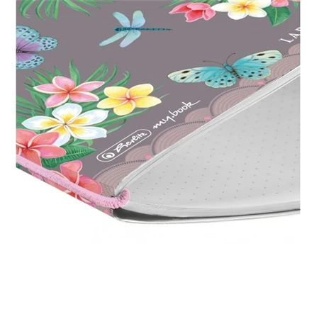 Füzet A/5 pontozott HERLITZ My Book Flex 40 lapos, LadyLike Butteflies, cserélhető füzetbelső