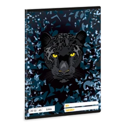 Füzet A/5 sima ARS UNA 32lap Black Panther 20-32