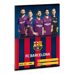 Füzet A/5 sima ARS UNA 32lap FC Barcelona 20-32