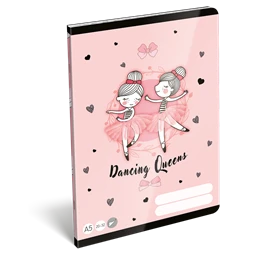 Füzet A/5 sima LIZZYSULI 32lap Tiny Dancer Lovely Ballerina 20-32