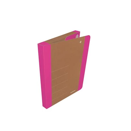 Füzetbox, 30 mm, karton, A4, DONAU Life, neon rózsaszín