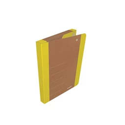 Füzetbox, 30 mm, karton, A4, DONAU "Life", neon sárga
