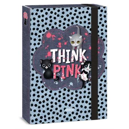 Füzetbox A/4 ARS UNA Think Pink kemény