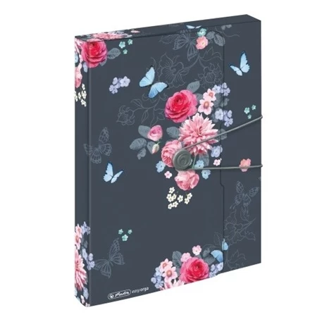 Füzetbox A/4 PP HERLITZ Lady Flower