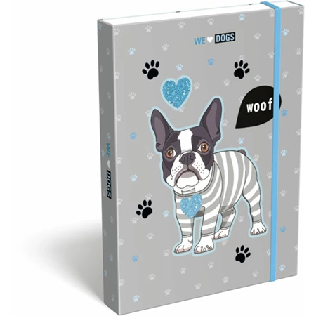 Füzetbox A/5 Lizzy We Love Dogs Woof