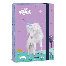 Füzetbox A/4 ARS UNA Cute Animals-unicorn