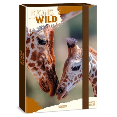 Füzetbox A/4 ARS UNA Máté Bence-Icons of the Wild-Giraffes