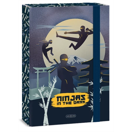 Füzetbox A/4 ARS UNA Ninjas in the dark