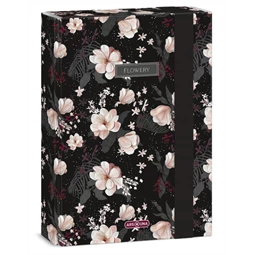 Füzetbox A/5 ARS UNA Flowery black