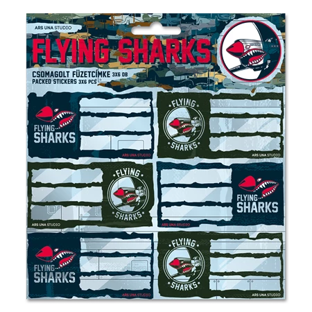 Füzetcimke ARS UNA 18db-os FLying Sharks