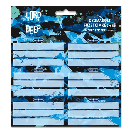 Füzetcimke ARS UNA 18db-os Lord of the Deep