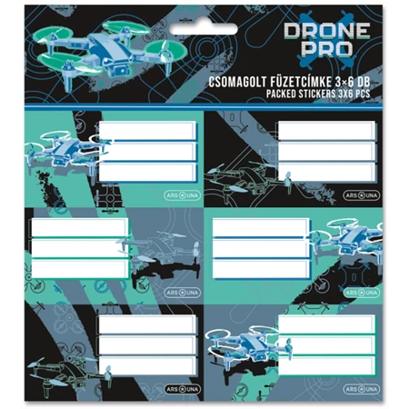 Füzetcimke ARS UNA 18db-os Drone pro