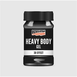 Gélpaszta PENTART sűrű fényes átlátszó 100ml fekete