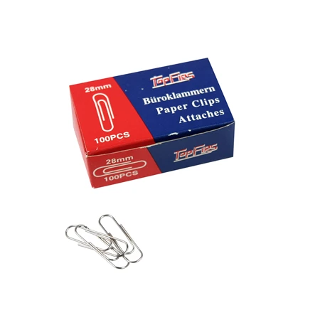 Gémkapocs H28 TOPFIRS horganyzott, 28 mm, 100 db/doboz