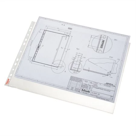 Genotherm fűzős A/3 ESSELTE 75 mikron, fekvő, 50db/csomag