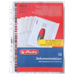 Genotherm fűzős A/4 füles 120 mikronos HERLITZ füles 10db/csomag