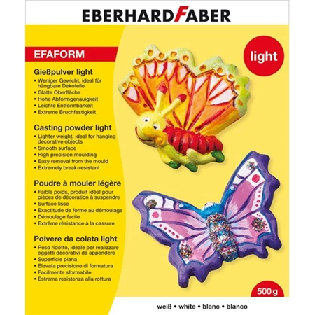 Gipszpor 500g Fehér Könnyű Efaform EBERHARD FABER