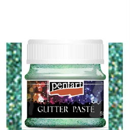 Glitterpaszta 50ml finom lézer világoszöld PENTART