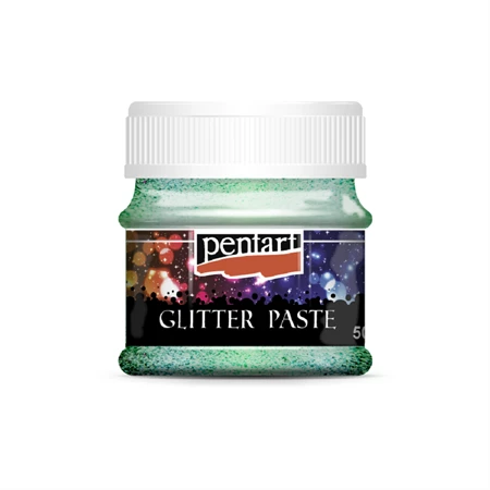 Glitterpaszta 50ml finom lézer világoszöld PENTART