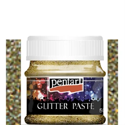 Glitterpaszta 50ml finom lézerarany PENTART