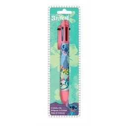 Golyóstoll 6 színű, Lilo és Stitch rózsaszín