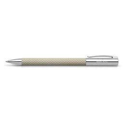 Golyóstoll Faber-Castell Ambition OpArt, fehér szín, csavar mechanikával