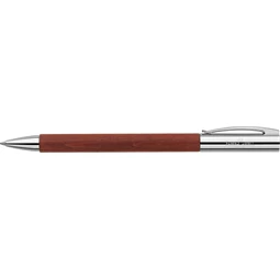 Golyóstoll Faber-Castell Ambition körtefa test, barna szín, csavar mechanikával