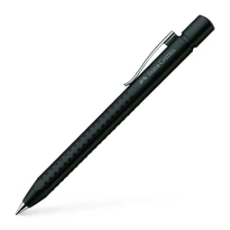 Golyóstoll Faber-Castell Grip 2011 metál fekete színű test, írásszín fekete, vonalvastagság: XB