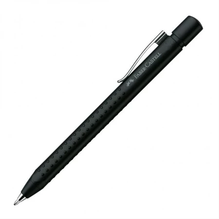 Golyóstoll Faber-Castell Grip 2011 matt fekete test, írásszín fekete, vonalvastagság: F